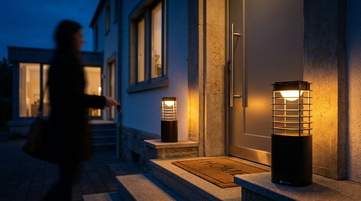 A Warm Welcome: Automatic Twilight Lighting for Townhouse Balconies and Entryways